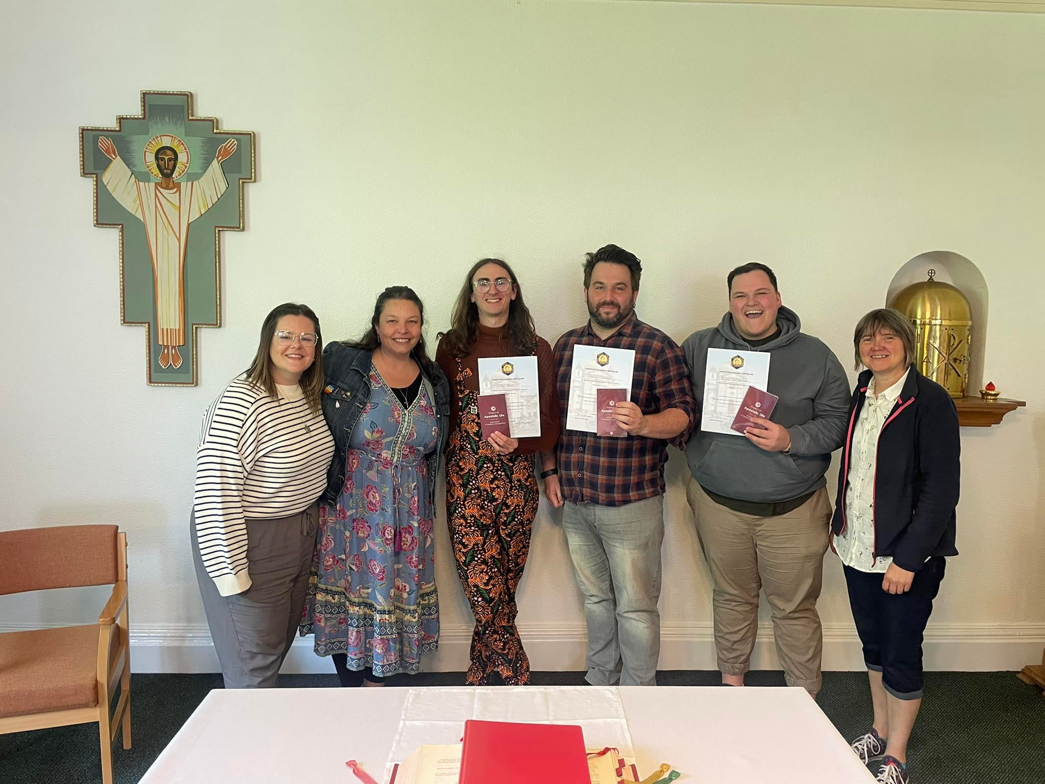 Three new Cooperators with formators and Provincial Coordinator